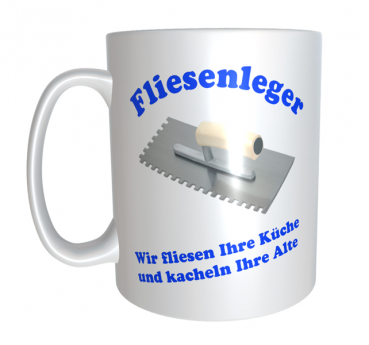 Tasse Fliesenleger